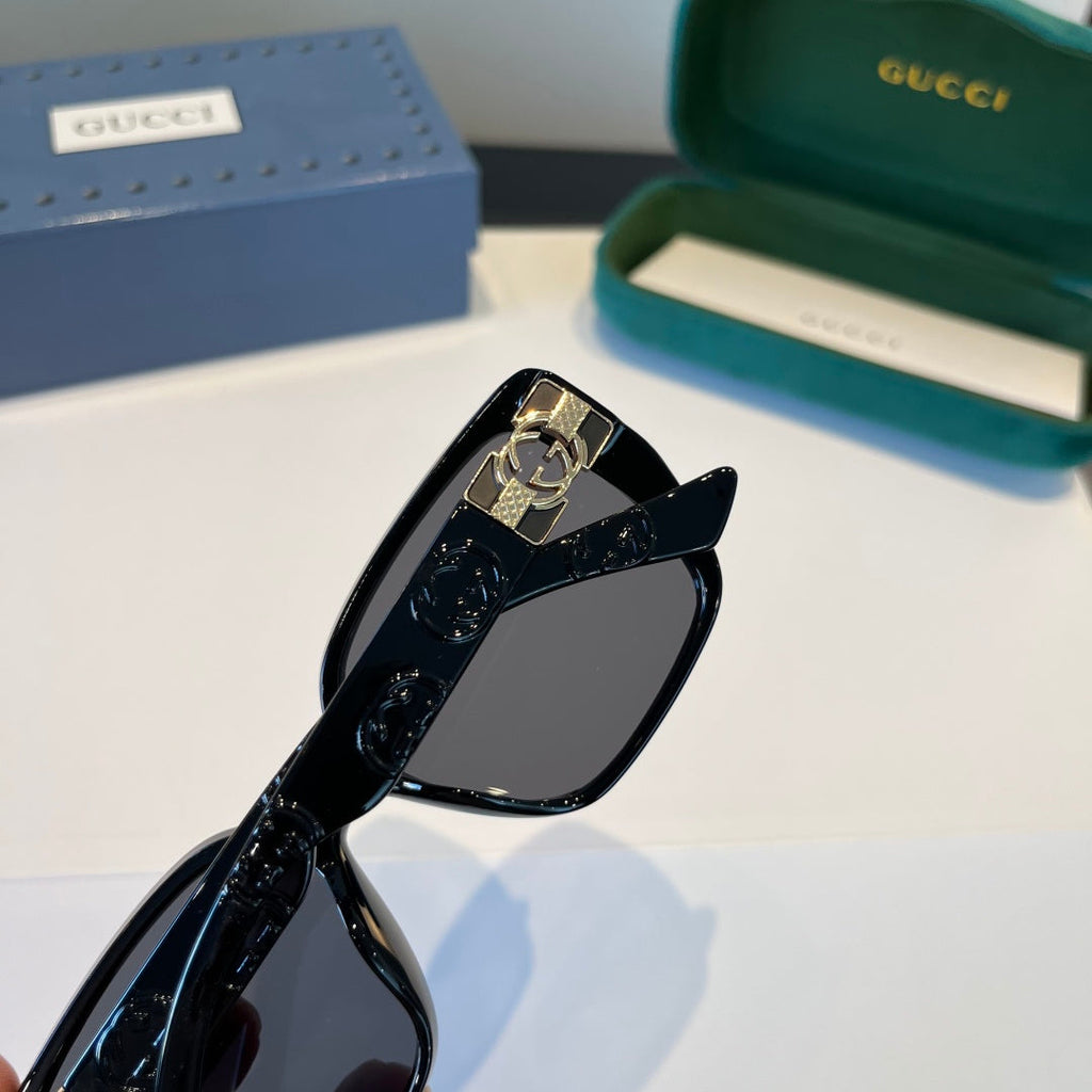 Gucci Oversized Black Lens Sunglasses for Women - 997562 - detail image 8