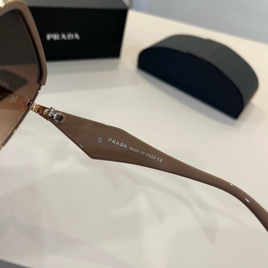 Prada Fashion Brown Lens Sunglasses for Men & Women - 398969 - detail image 9
