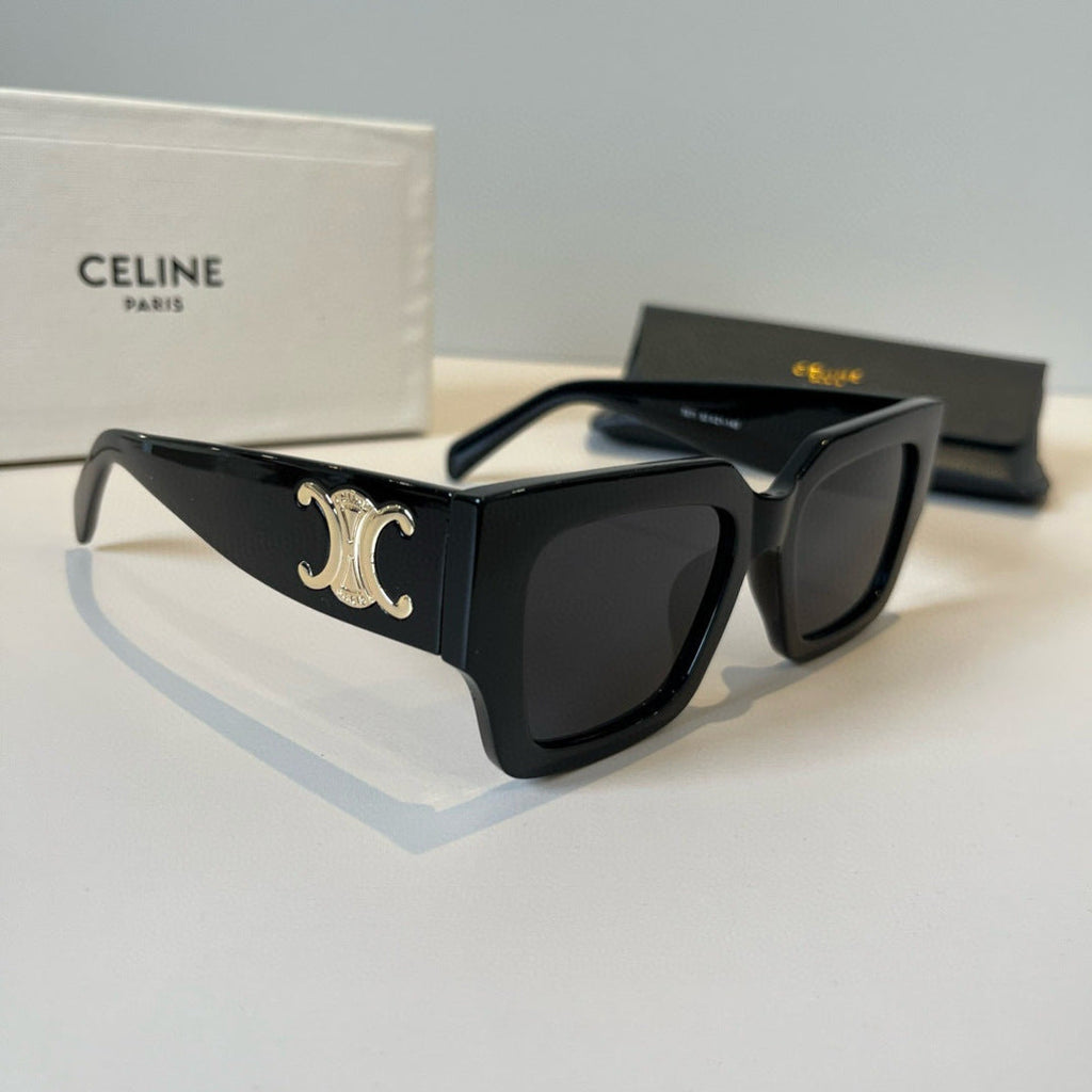 Celine Fashion Black Lens Sunglasses for Women - 415628