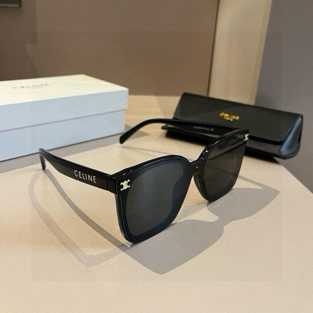 Celine Fashion Black Lens Sunglasses for Men & Women - 431983
