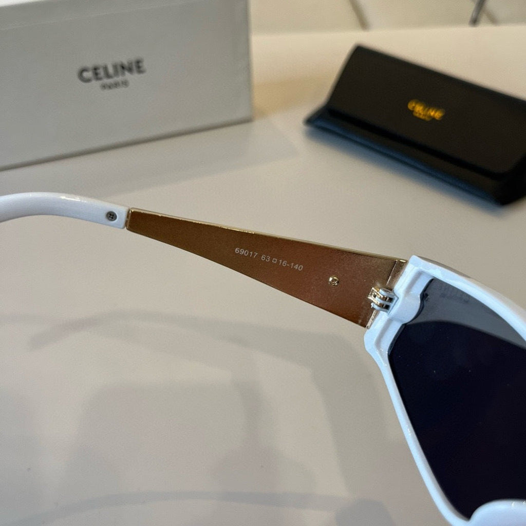 Celine Metal Fashion Blue Lens Sunglasses for Men & Women - 998052 - detail image 8