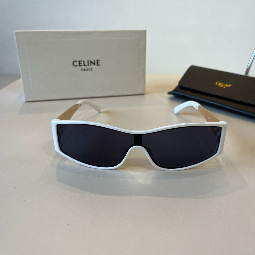 Celine Metal Fashion Blue Lens Sunglasses for Men & Women - 998052 - detail image 2
