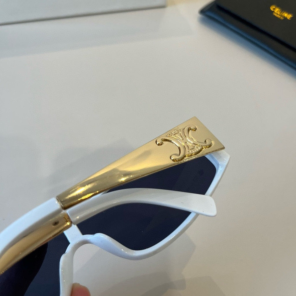 Celine Metal Fashion Blue Lens Sunglasses for Men & Women - 998052 - detail image 6