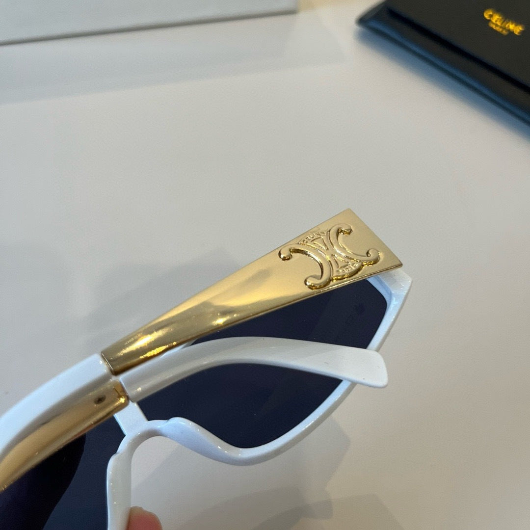 Celine Metal Fashion Blue Lens Sunglasses for Men & Women - 998052 - detail image 6