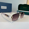 Gucci Oversized Silver Lens Sunglasses for Women - 997569