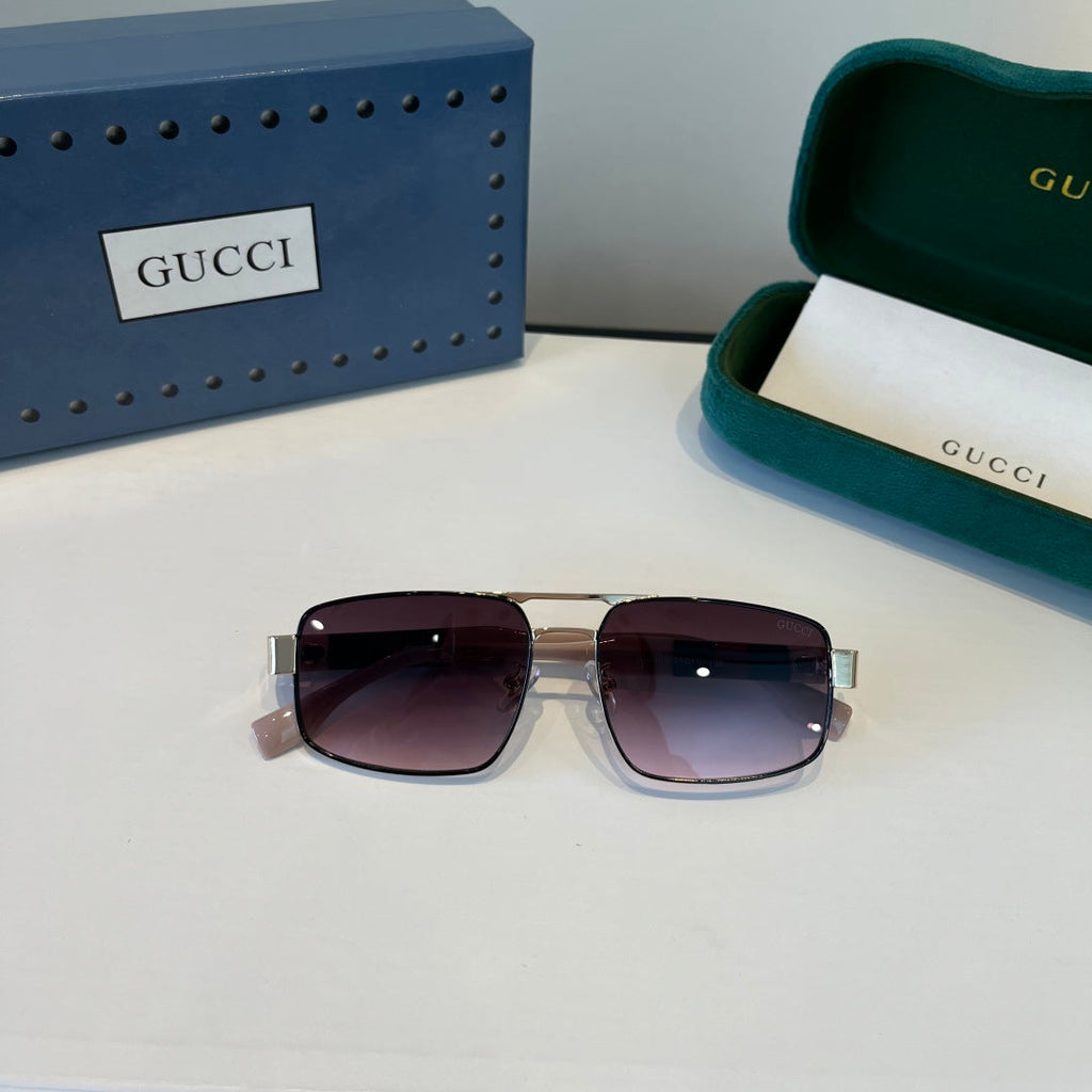 Gucci Oversized Silver Lens Sunglasses for Women - 997569 - detail image 6