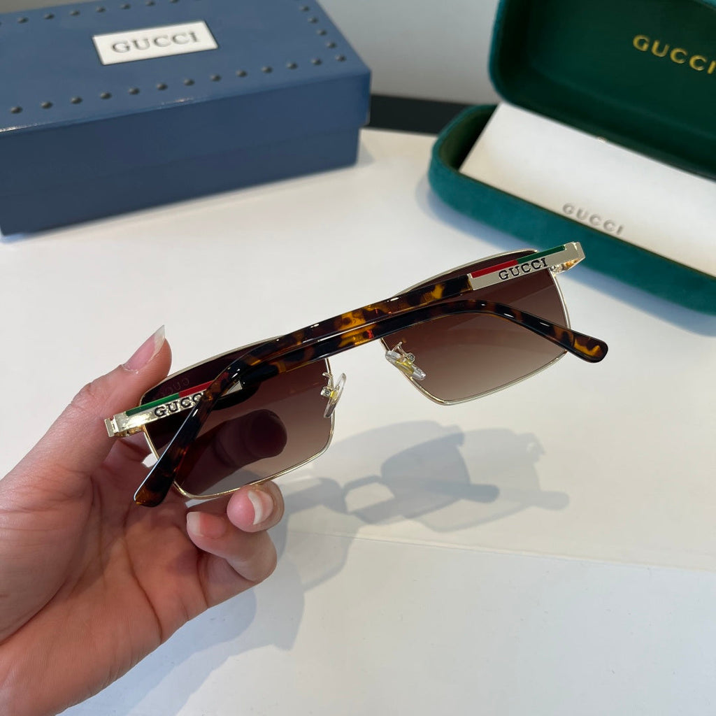 Gucci Oversized Red Lens Sunglasses for Women - 866919 - detail image 7