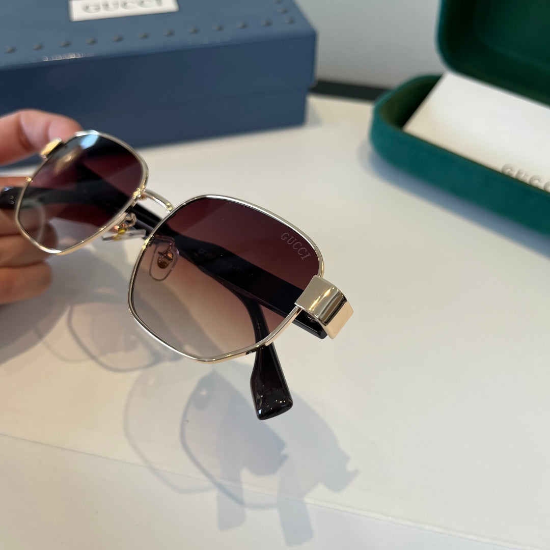 Gucci Oversized Silver Lens Sunglasses for Women - 866924 - detail image 8
