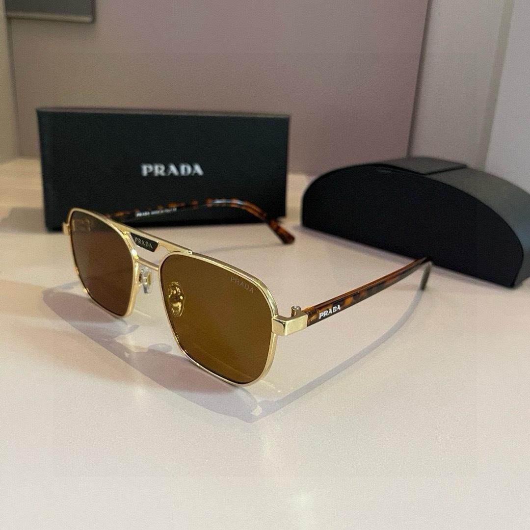 Prada Polarized Fashion Brown Lens Sunglasses for Men - 415755 - detail image 2