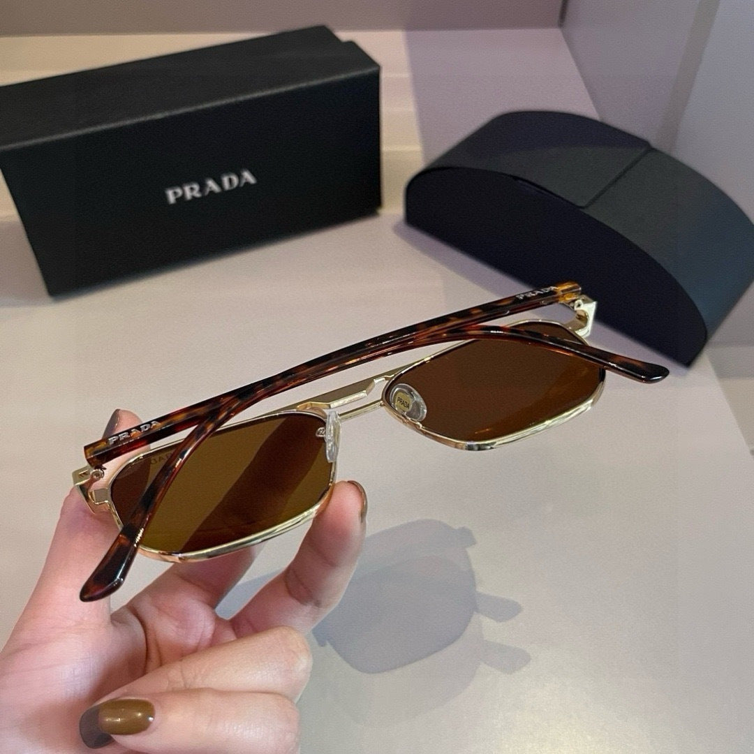 Prada Polarized Fashion Brown Lens Sunglasses for Men - 398964 - detail image 5