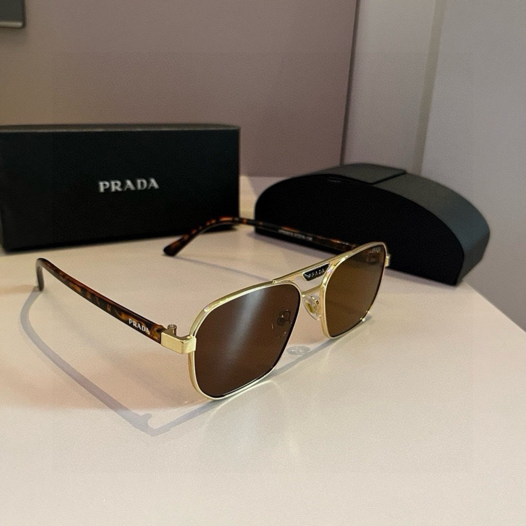 Prada Polarized Fashion Brown Lens Sunglasses for Men - 449398
