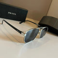 Prada Polarized Fashion Gold Lens Sunglasses for Men - 415756