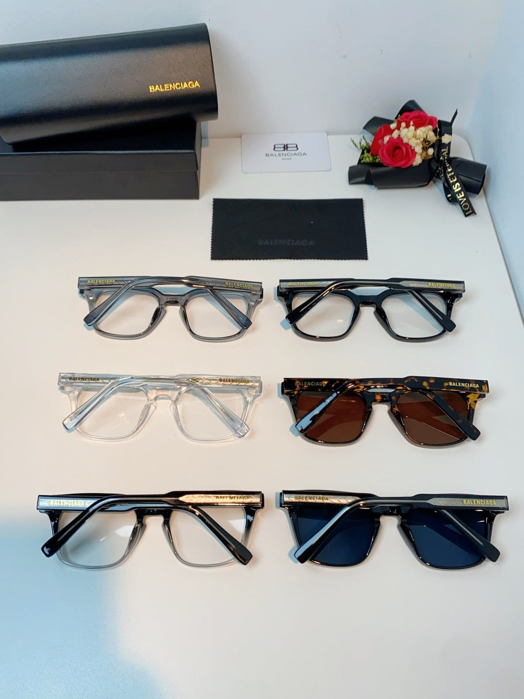 Balenciaga Blue-Light Fashion Blue Lens Sunglasses for Men & Women - 487495 - detail image 11