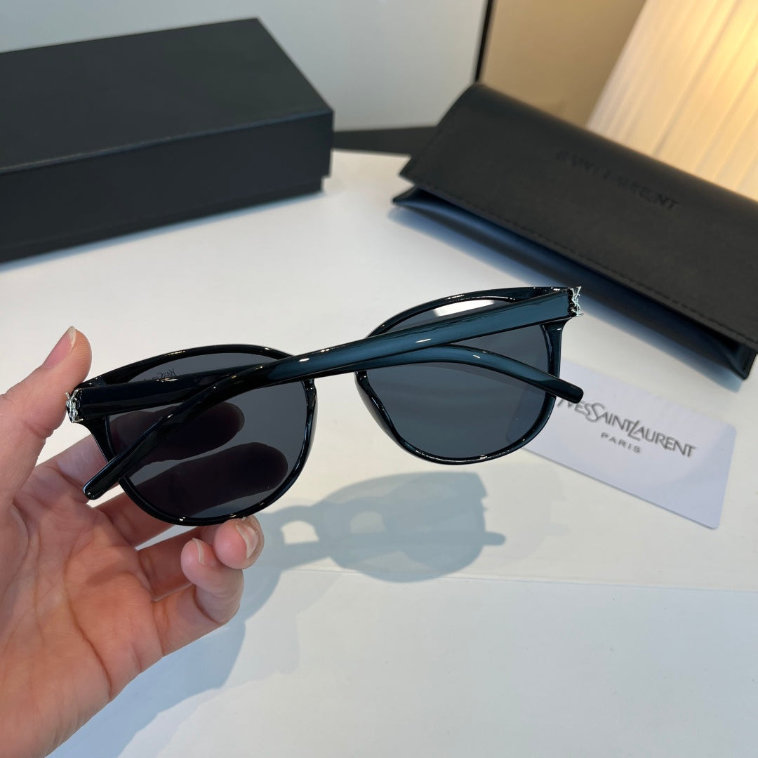 Saint Laurent Oversized Blue Lens Sunglasses for Men & Women - 398779 - detail image 5