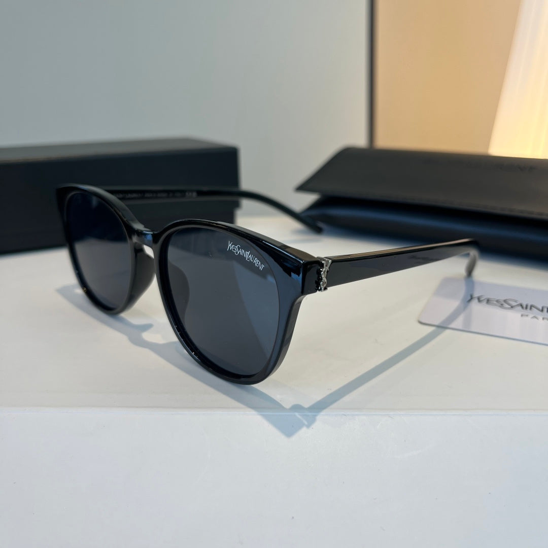 Saint Laurent Oversized Blue Lens Sunglasses for Men & Women - 415547 - detail image 3