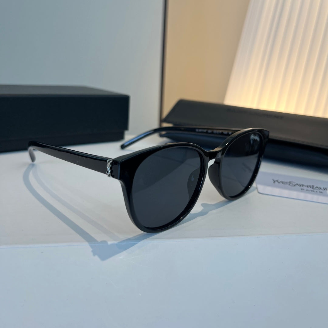 Saint Laurent Oversized Blue Lens Sunglasses for Men & Women - 431898