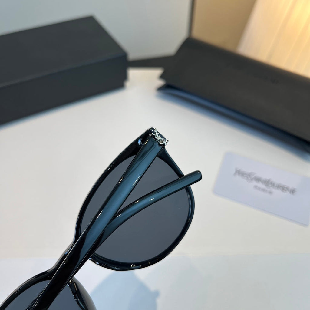 Saint Laurent Oversized Blue Lens Sunglasses for Men & Women - 398779 - detail image 6
