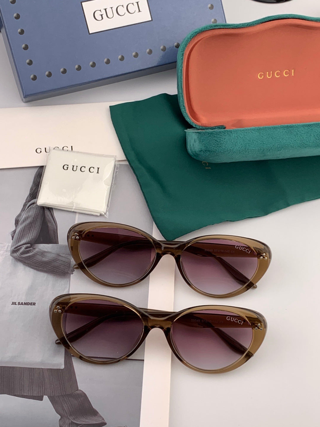 Gucci G65504 Polarized Fashion Gold Lens Sunglasses for Men & Women - 934069 - detail image 7