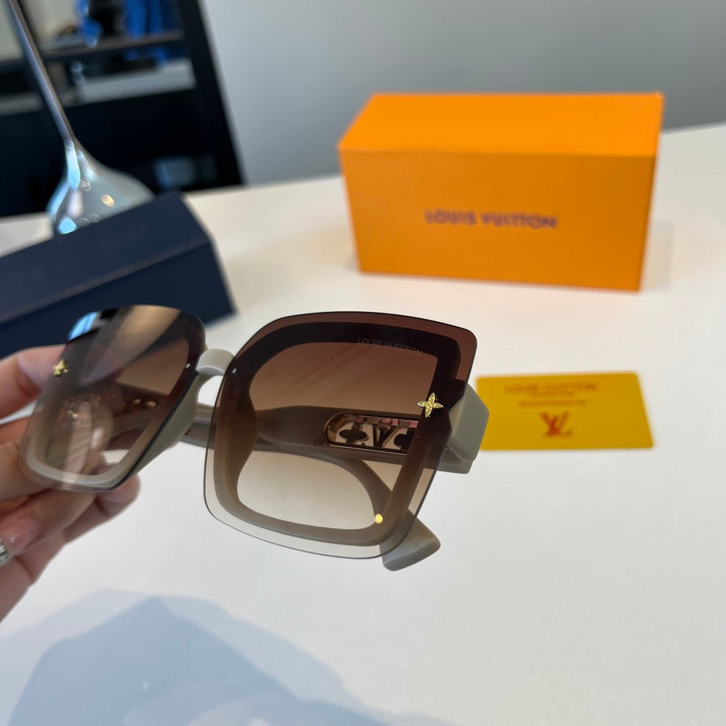 Louis Vuitton Fashion Brown Lens Sunglasses for Men & Women - detail image 6