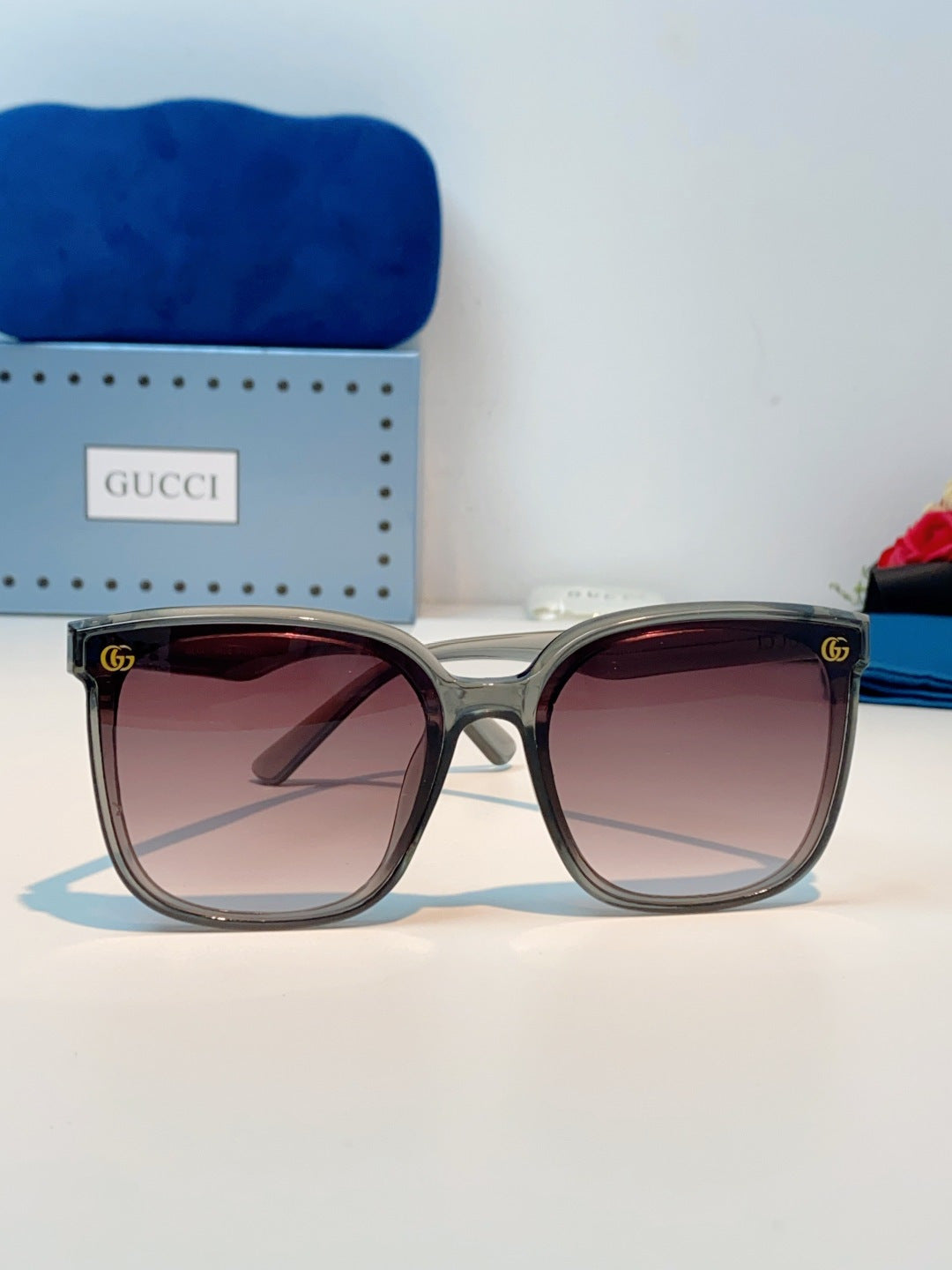 Gucci Fashion Red Lens Sunglasses for Men & Women - 997541 - detail image 2