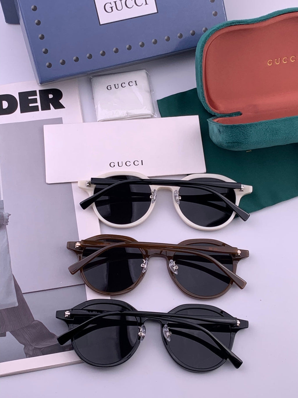 Gucci G7991 Polarized Fashion Gold Lens Sunglasses for Women - 997607 - detail image 7