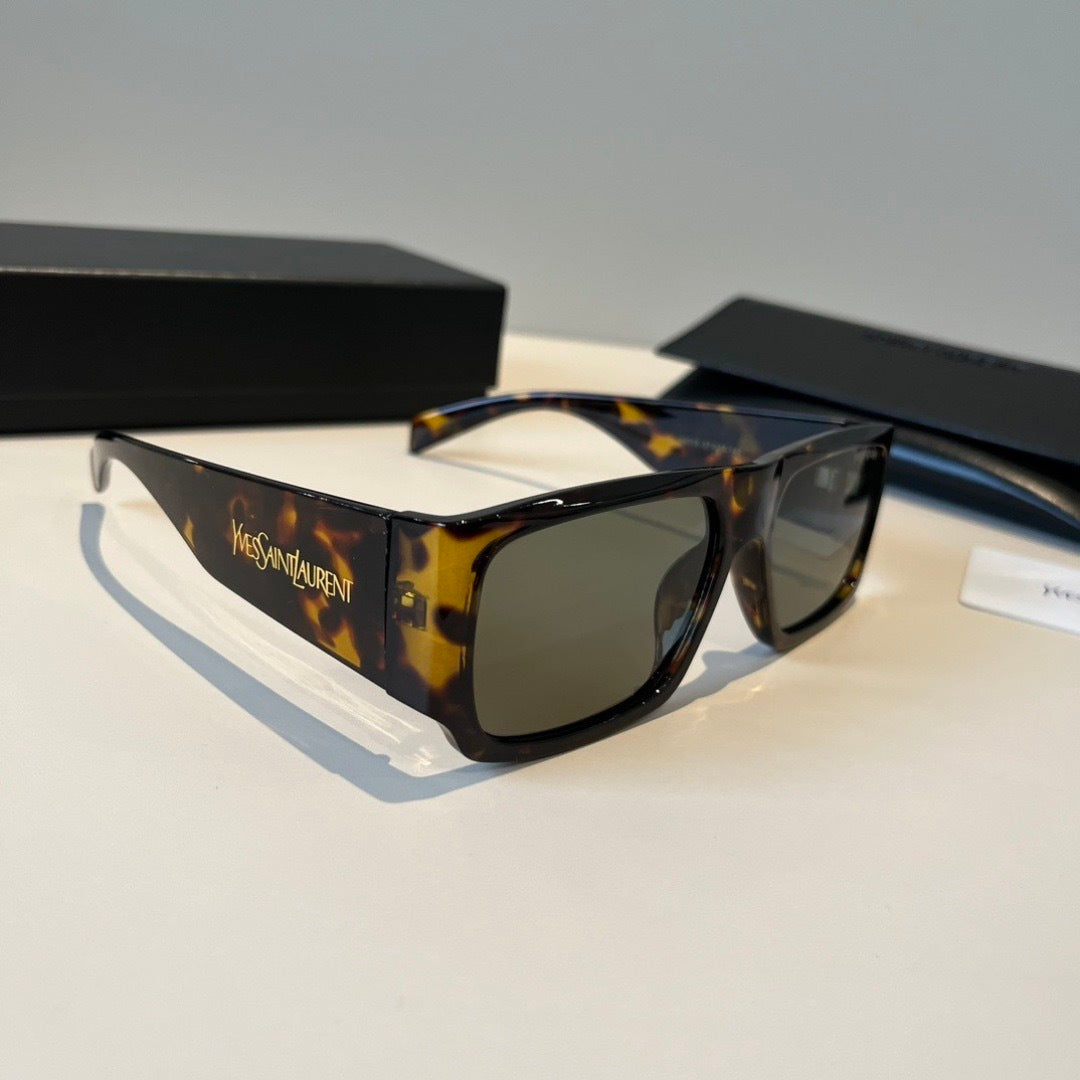 Saint Laurent Slim Black Lens Sunglasses for Men & Women - 486915