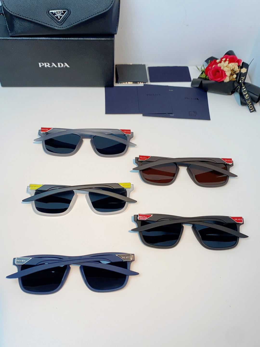 Prada Polarized Fashion Gray Lens Sunglasses for Men - 398947 - detail image 11