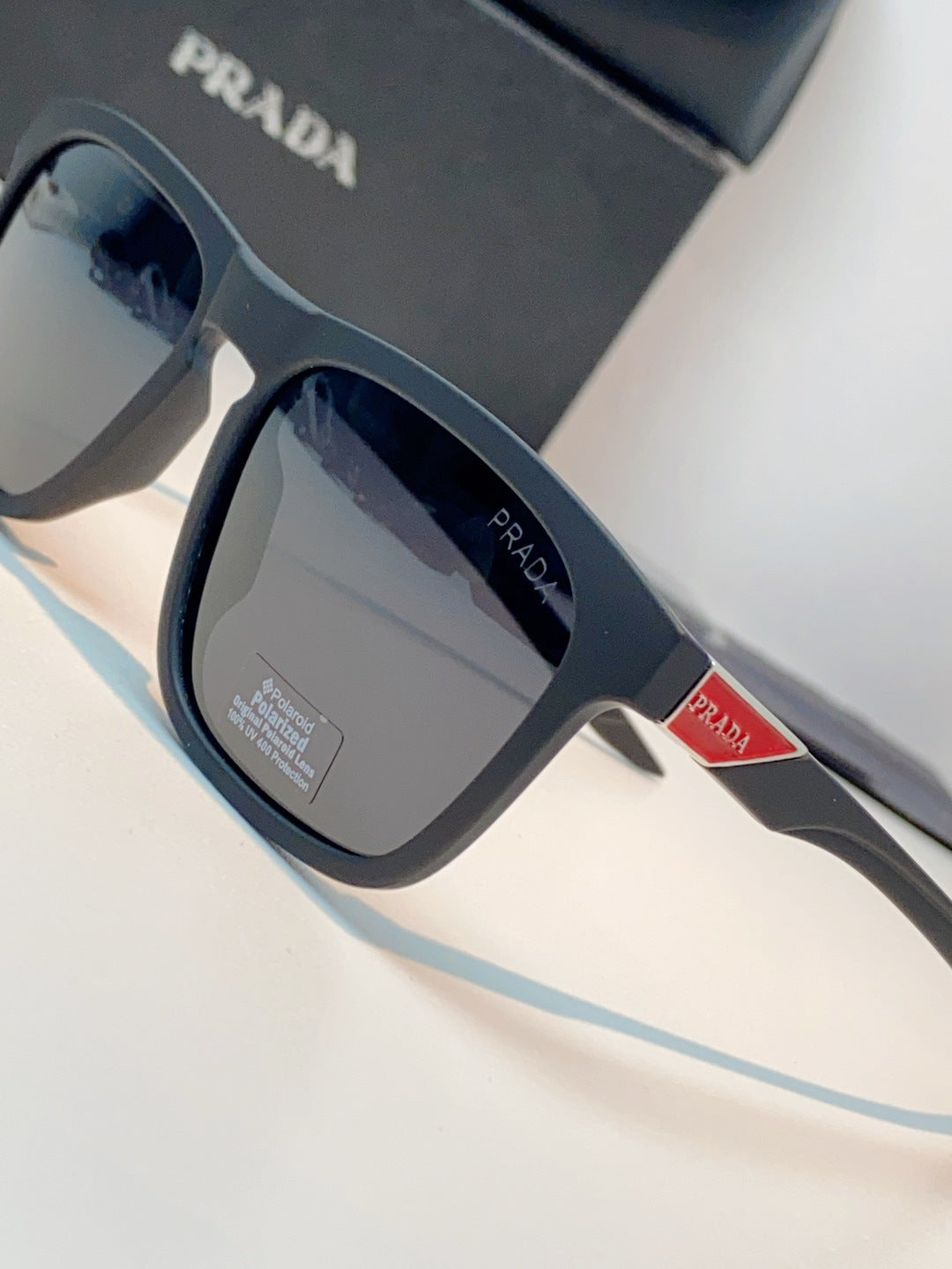 Prada Polarized Fashion Gray Lens Sunglasses for Men - 398947 - detail image 7