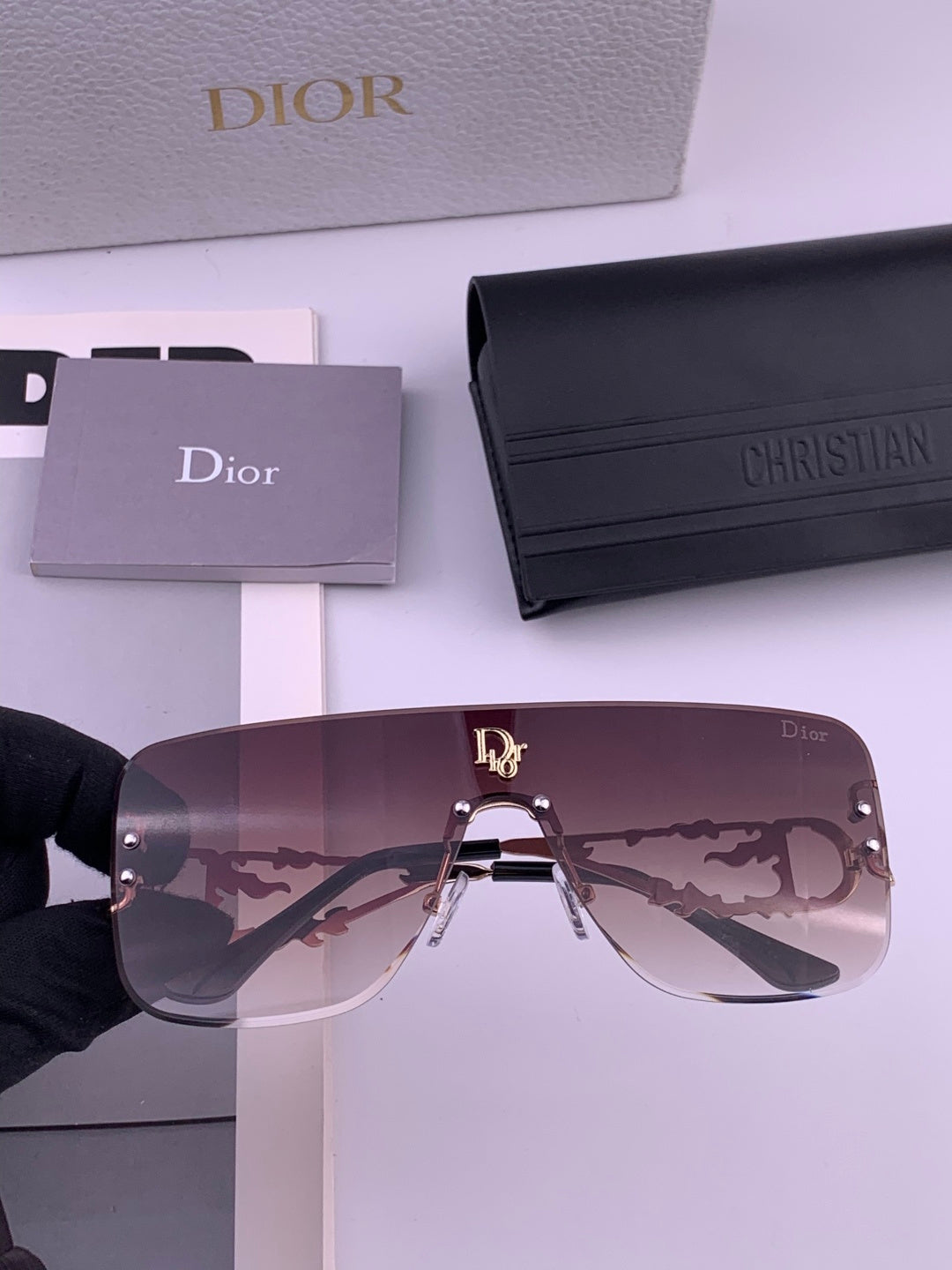 Dior CD11753 Fashion Blue Lens Sunglasses for Women - 132405 - detail image 3
