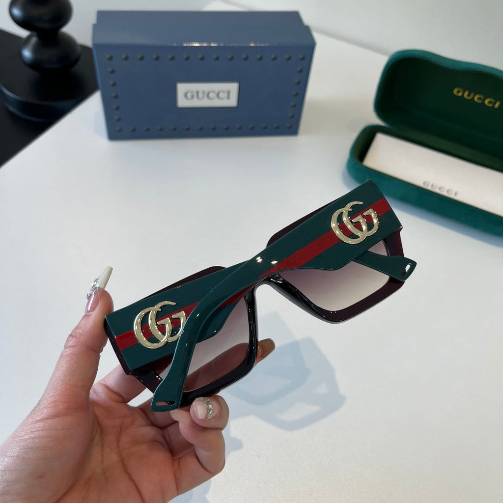 Gucci Oversized Silver Lens Sunglasses for Men & Women - 132237 - detail image 7