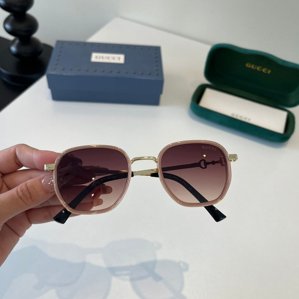 Gucci Oversized Red Lens Sunglasses for Women - 132251 - detail image 6