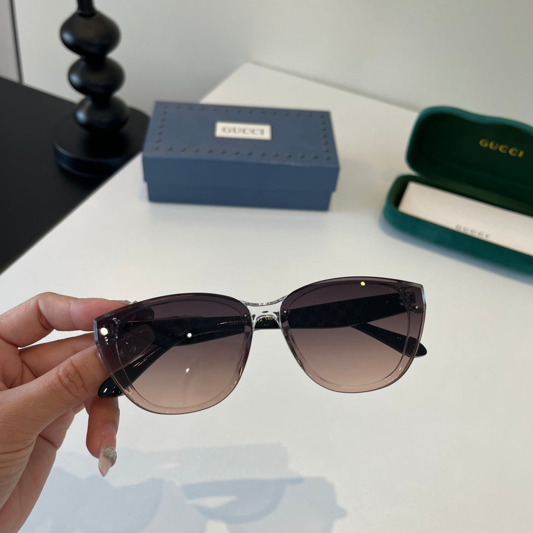 Gucci Oversized Silver Lens Sunglasses for Women - 132253 - detail image 4