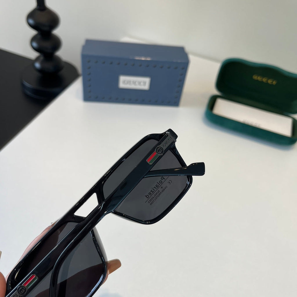 Gucci Fashion Black Lens Sunglasses for Men & Women - 132263 - detail image 7