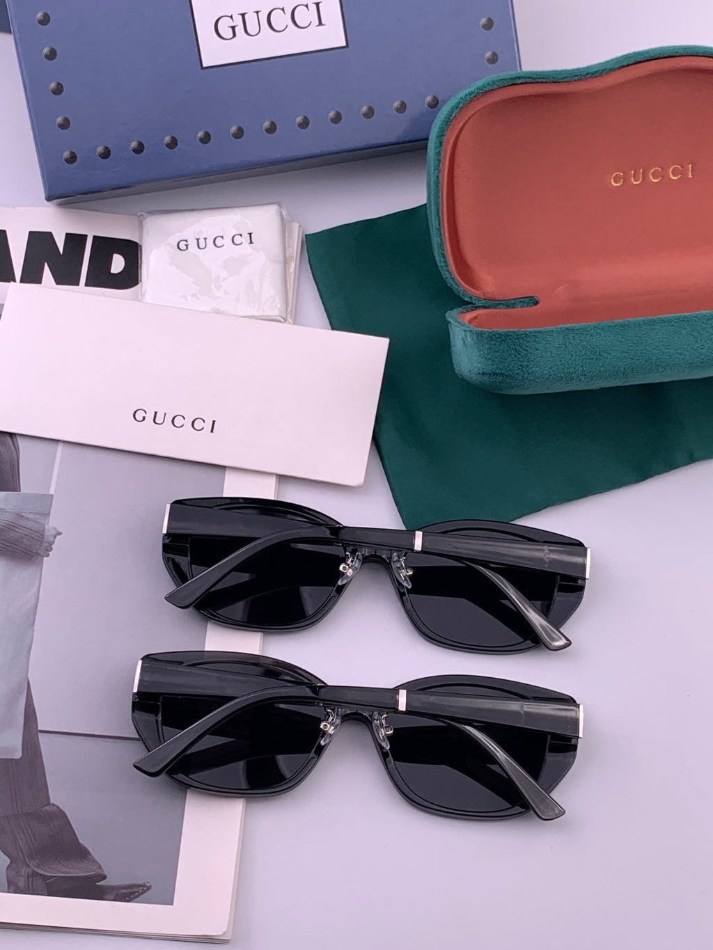 Gucci G7990 Polarized Square Brown Lens Sunglasses for Men & Women - 132295 - detail image 6