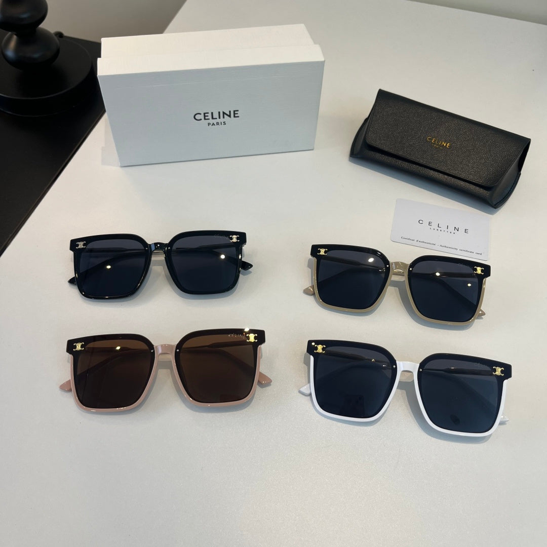 Celine Fashion Black Lens Sunglasses for Men & Women - 372004 - detail image 11