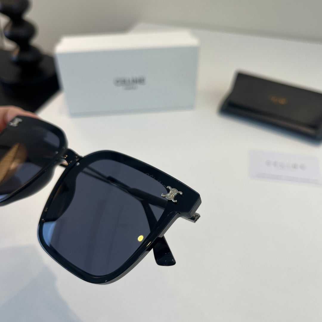 Celine Fashion Black Lens Sunglasses for Men & Women - 372004 - detail image 5