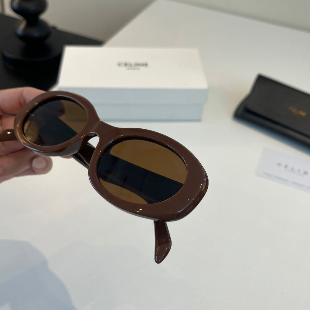 Celine Fashion Black Lens Sunglasses for Men & Women - 132459 - detail image 6