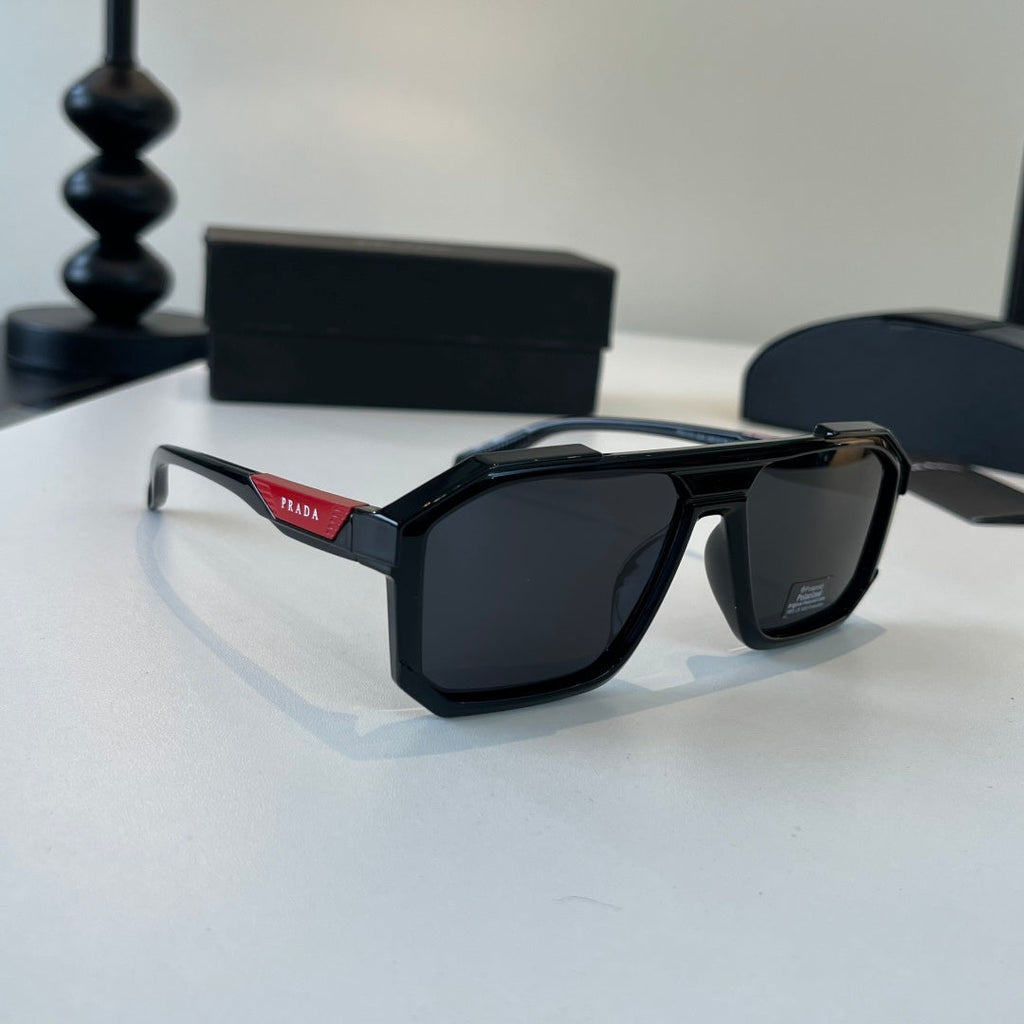 Prada Fashion Black Lens Sunglasses for Men & Women - 415751