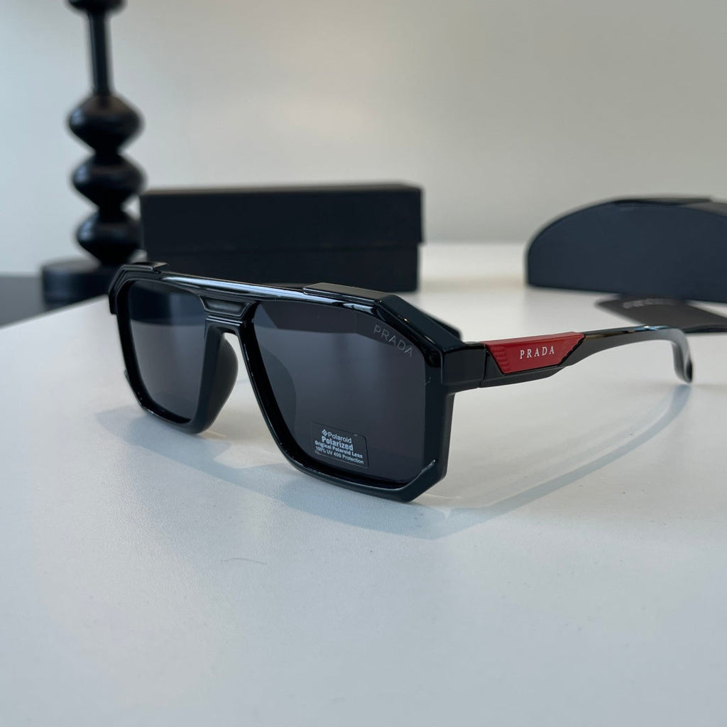 Prada Fashion Black Lens Sunglasses for Men & Women - 415751 - detail image 3
