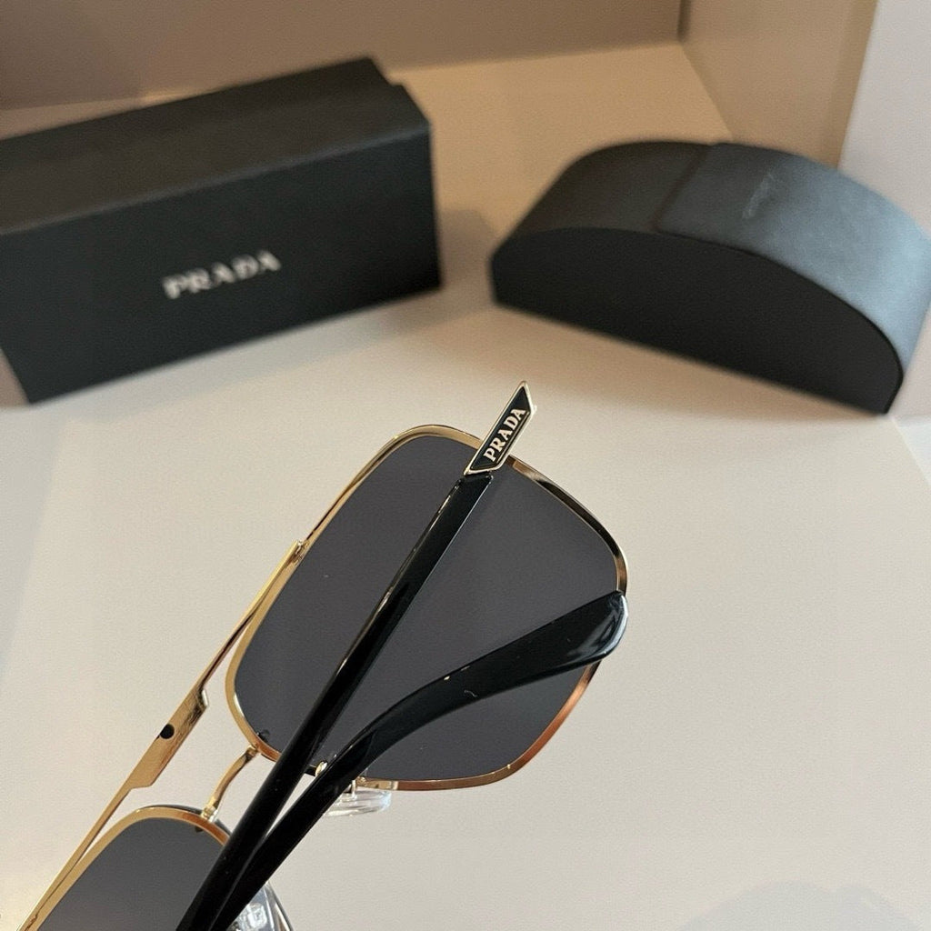 Prada Polarized Fashion Silver Lens Sunglasses for Men - 487160 - detail image 5