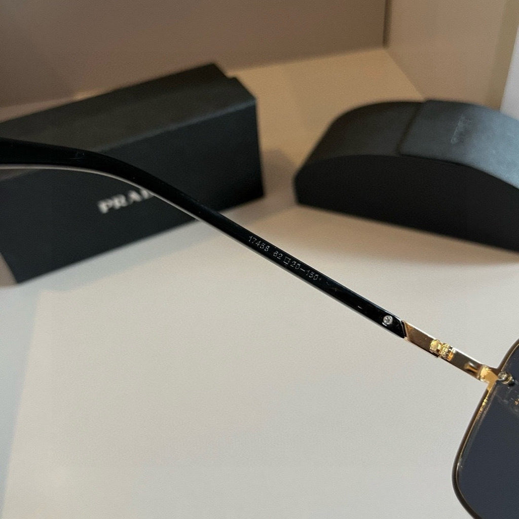 Prada Polarized Fashion Silver Lens Sunglasses for Men - 487160 - detail image 9