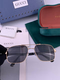 Gucci G2880 Polarized Aviator Black Lens Sunglasses for Men & Women - 158244
