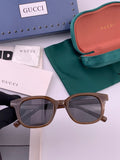 Gucci G5990 Polarized Square Gold Lens Sunglasses for Men & Women - 158270