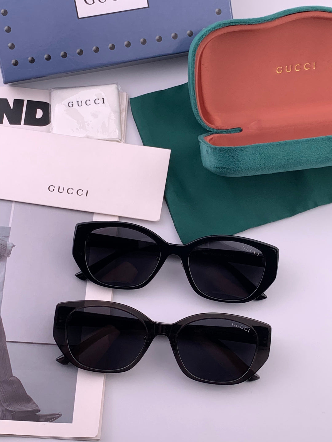 Gucci G7990 Polarized Square Brown Lens Sunglasses for Men & Women - 158271 - detail image 7