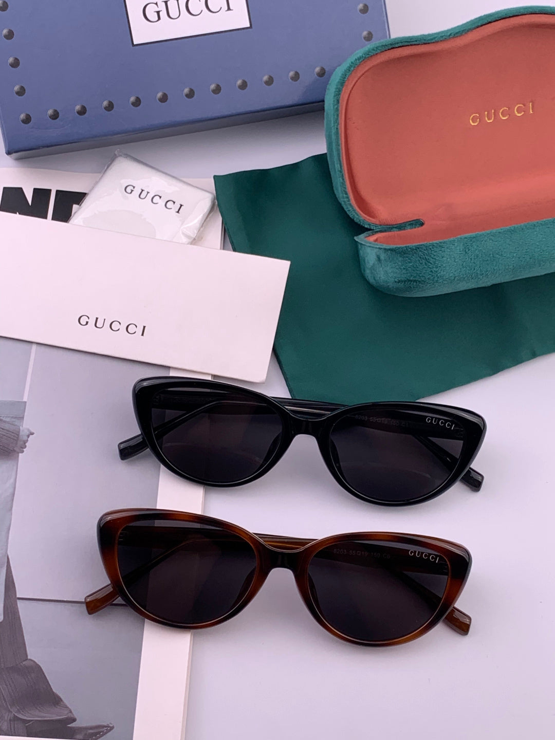 Gucci G3820 Polarized Square Black Lens Sunglasses for Men & Women - 158273 - detail image 7