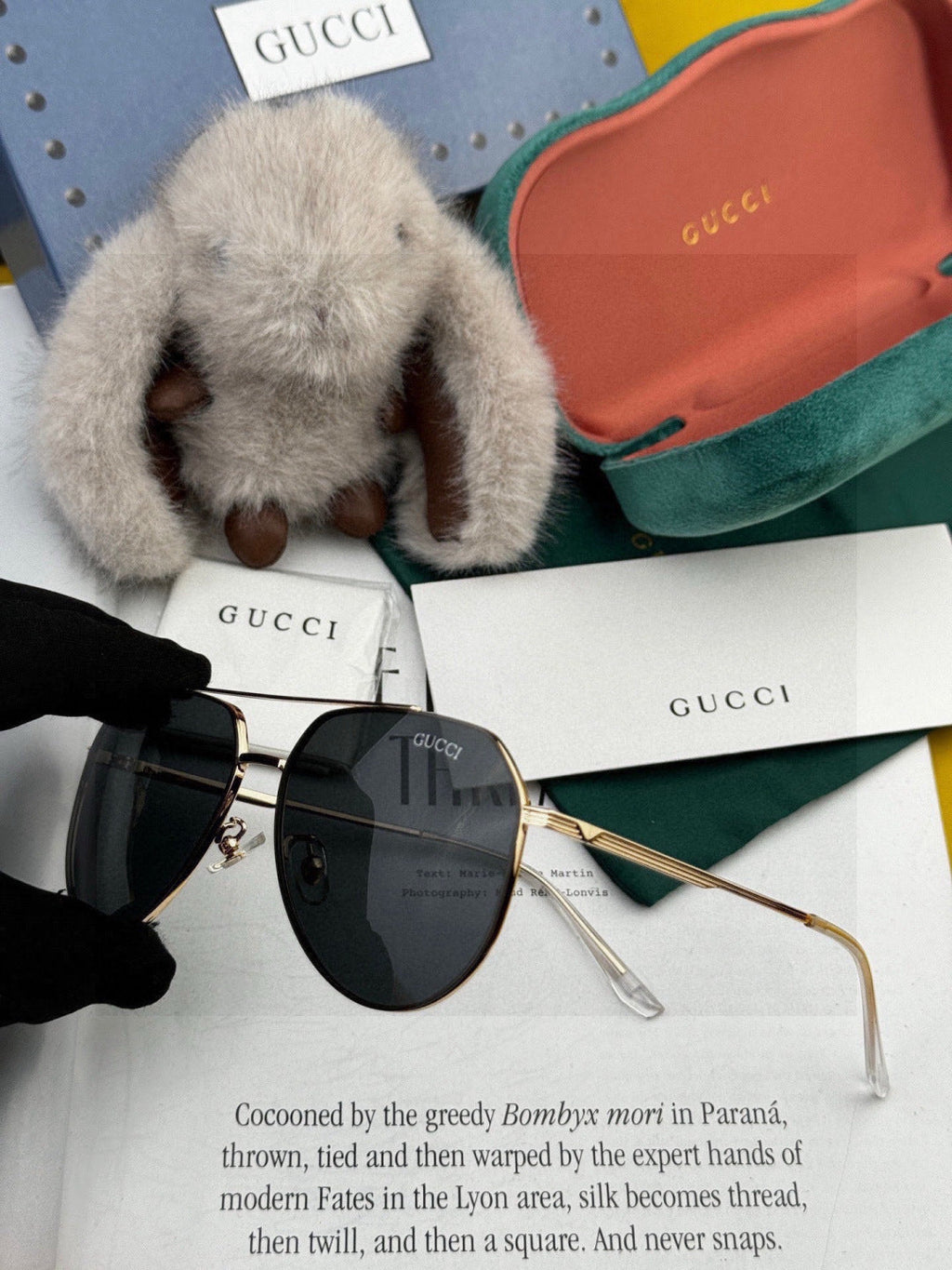 Gucci G2731 Polarized Fashion Black Lens Sunglasses for Men & Women - 158276 - detail image 6