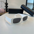 Balenciaga Rectangular Silver Lens Sunglasses for Men & Women - 449651
