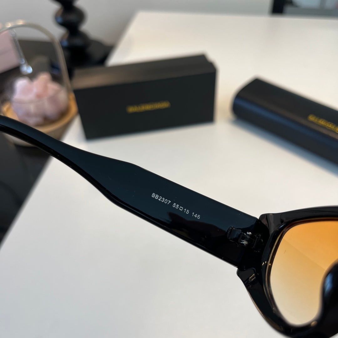 Balenciaga Rectangular Brown Lens Sunglasses for Men & Women - 449652 - detail image 8