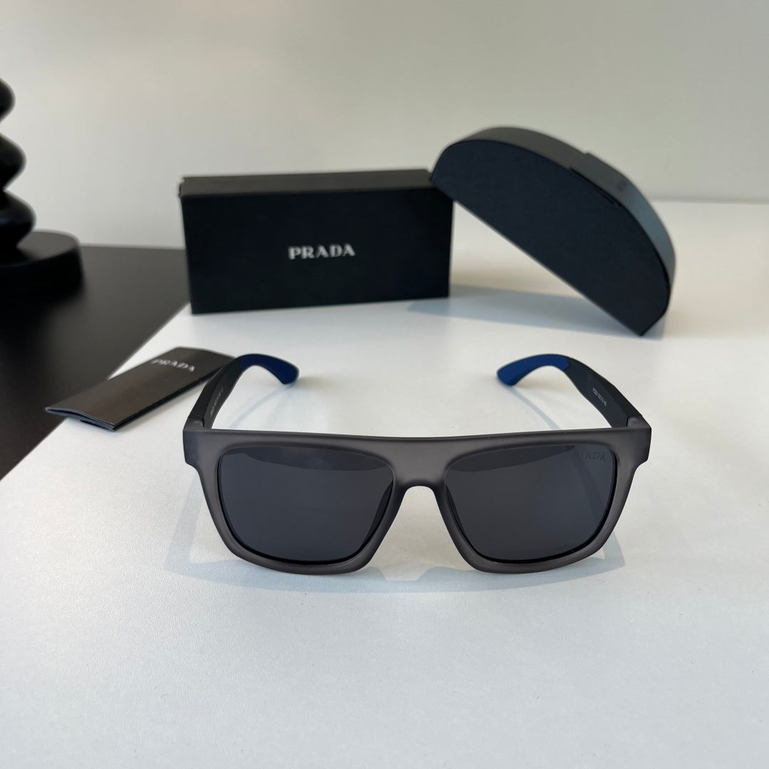 Prada Polarized Fashion Black Lens Sunglasses for Men - 398955 - detail image 2