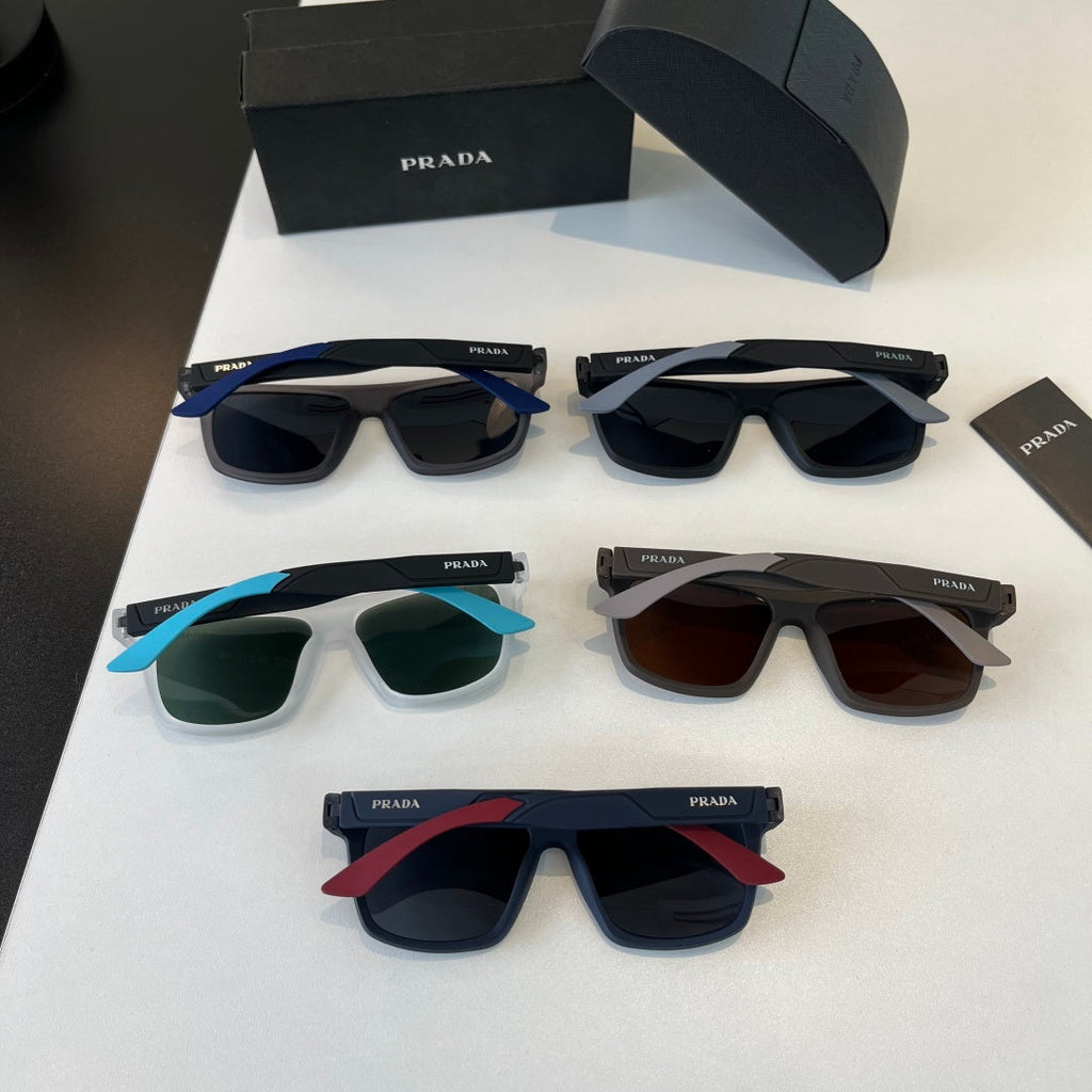 Prada Polarized Fashion Black Lens Sunglasses for Men - 398956 - detail image 12